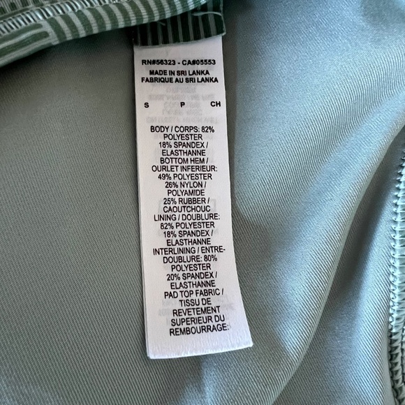 NIKE Swoosh Bra, Medium Support, Padded, Racerback, Sage Green, Size S - Picture 8 of 8